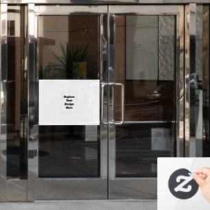 Erstellen Sie Ihr eigenes Weiß Fensteraufkleber