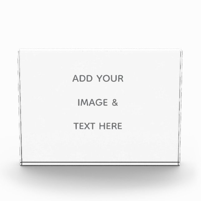 Erstellen Sie Ihr eigenes Weiß  Fotoblock (Vorderseite)