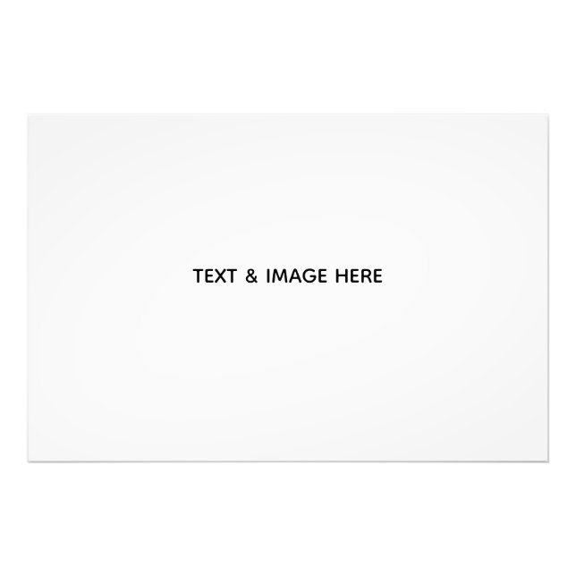 Erstellen Sie Ihr eigenes Weiß Fotodruck (Vorne)