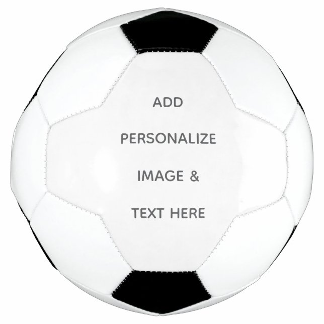 Erstellen Sie Ihr eigenes Weiß  Fußball (Vorderseite)
