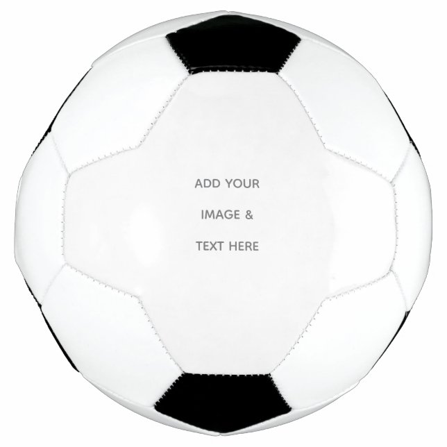 Erstellen Sie Ihr eigenes Weiß  Fußball (Vorderseite)