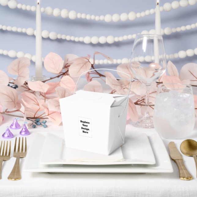 Erstellen Sie Ihr eigenes Weiß Geschenkschachtel (Hochzeit)