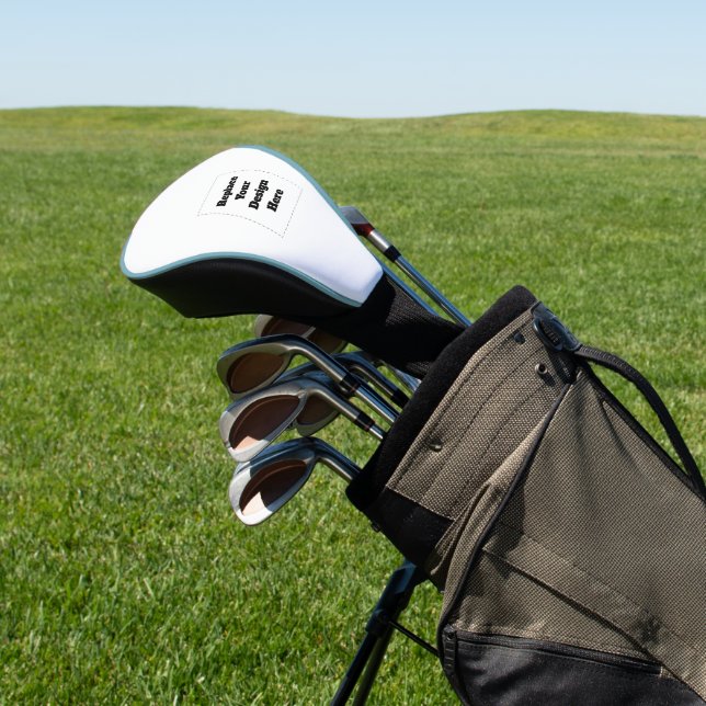 Erstellen Sie Ihr eigenes Weiß  Golf Headcover (In SItu)