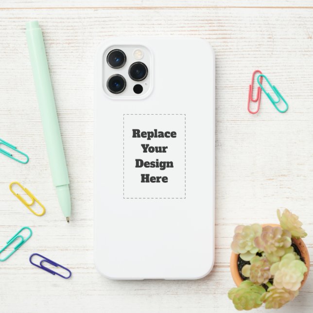 Erstellen Sie Ihr eigenes Weiß iPhone Hülle (Auf dem Schreibtisch)