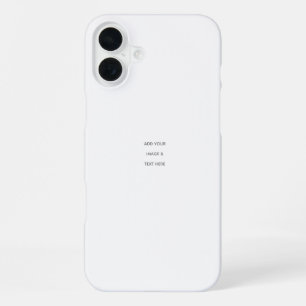 Erstellen Sie Ihr eigenes Weiß iPhone 16 Plus Hülle
