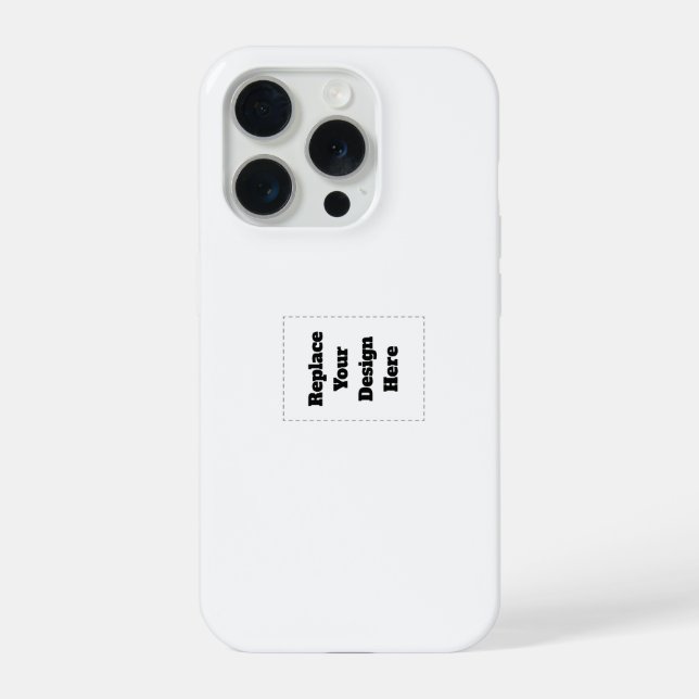 Erstellen Sie Ihr eigenes Weiß  iPhone Hülle (Rückseite)