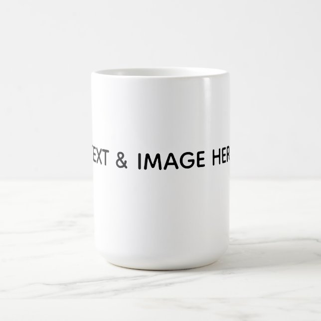 Erstellen Sie Ihr eigenes Weiß Kaffeetasse (Mittel)