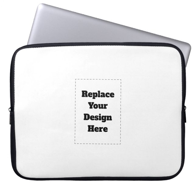 Erstellen Sie Ihr eigenes Weiß  Laptopschutzhülle (Vorderseite)