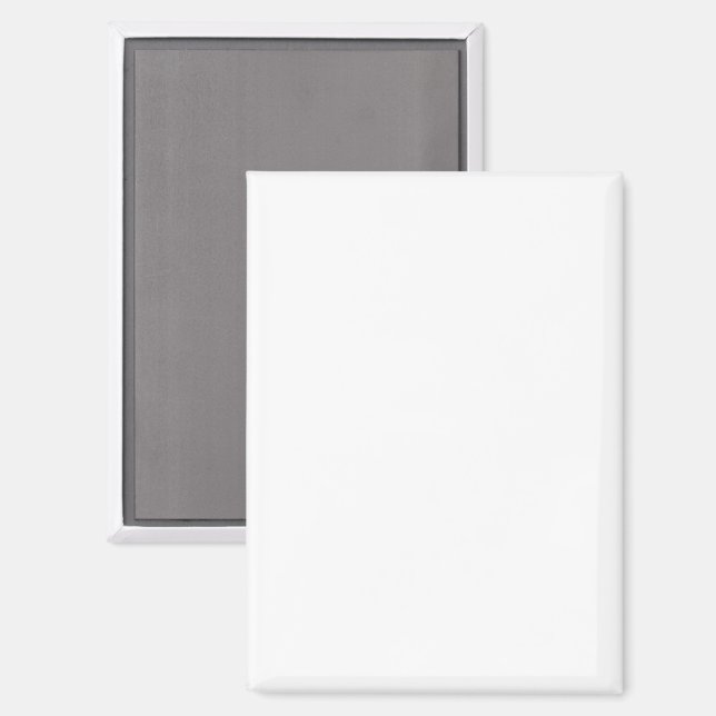 Erstellen Sie Ihr eigenes Weiß Magnet (Vorderseite/Rückseite)