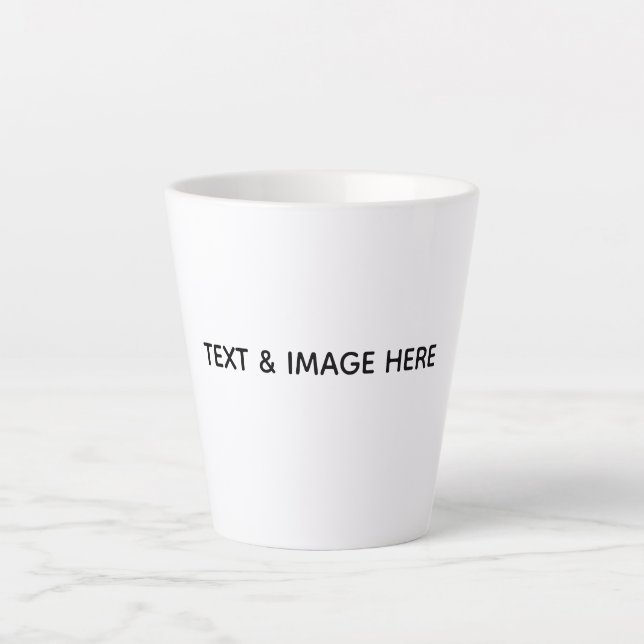 Erstellen Sie Ihr eigenes Weiß Milchtasse (Vorderseite)