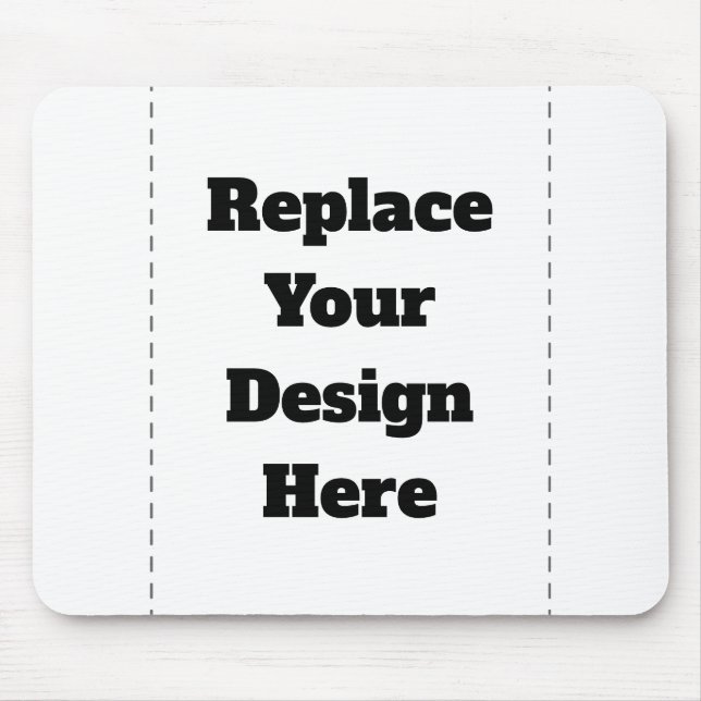 Erstellen Sie Ihr eigenes Weiß  Mousepad (Vorne)