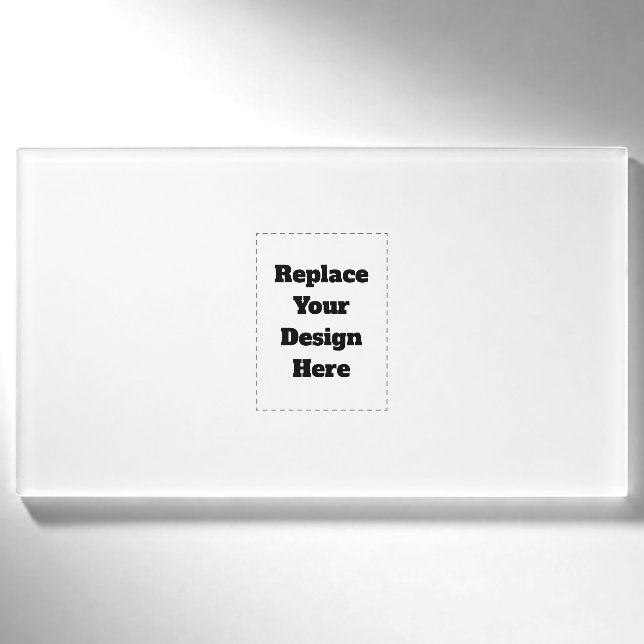 Erstellen Sie Ihr eigenes Weiß  Namenschild (Vorderseite)
