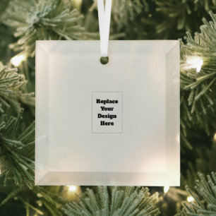 Erstellen Sie Ihr eigenes Weiß Ornament Aus Glas