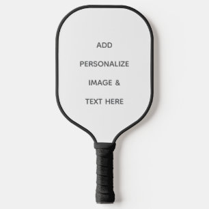 Erstellen Sie Ihr eigenes Weiß Pickleball Schläger