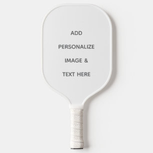 Erstellen Sie Ihr eigenes Weiß  Pickleball Schläger