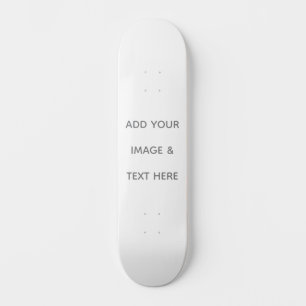 Erstellen Sie Ihr eigenes Weiß  Skateboard