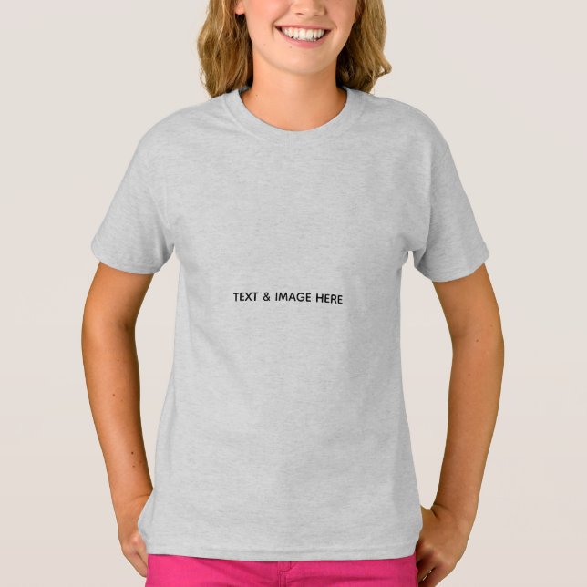Erstellen Sie Ihr eigenes Weiß T-Shirt (Vorderseite)