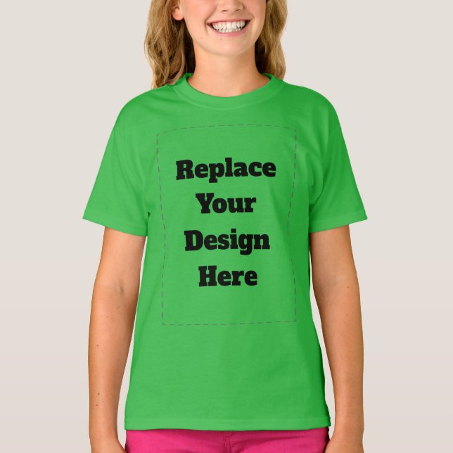 Erstellen Sie Ihr eigenes Weiß T-Shirt (Vorderseite)