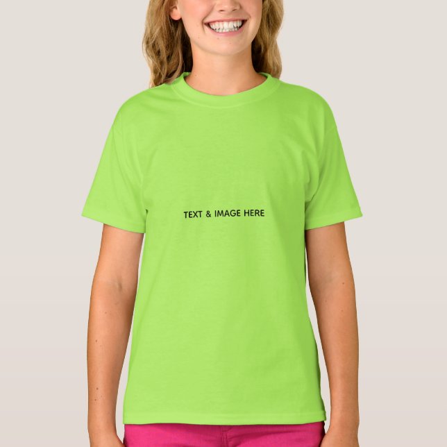 Erstellen Sie Ihr eigenes Weiß T-Shirt (Vorderseite)