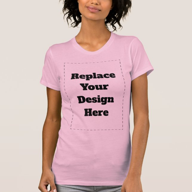 Erstellen Sie Ihr eigenes Weiß  T-Shirt (Vorderseite)