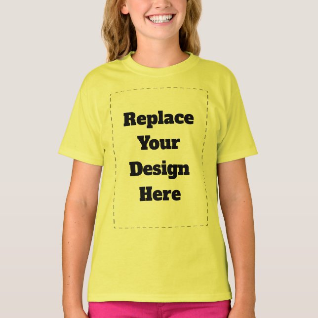 Erstellen Sie Ihr eigenes Weiß  T-Shirt (Vorderseite)