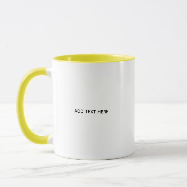 Erstellen Sie Ihr eigenes Weiß  Tasse (Links)