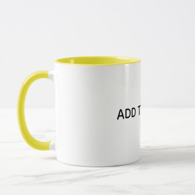 Erstellen Sie Ihr eigenes Weiß  Tasse (Links)
