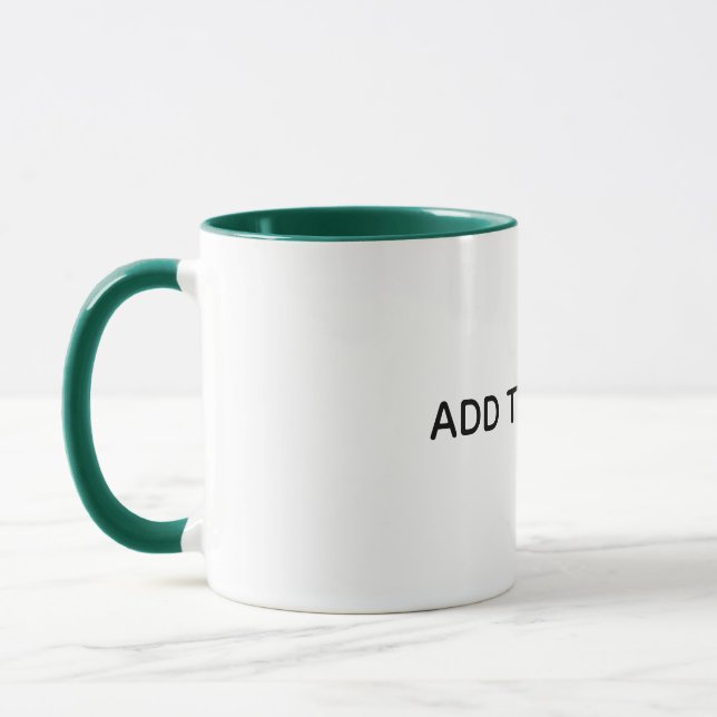 Erstellen Sie Ihr eigenes Weiß  Tasse (Links)