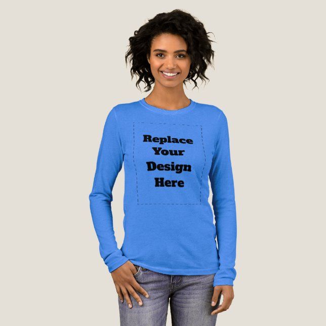 Erstellen Sie Ihr eigenes Weiß  Tri-Blend Shirt (Volle Vorderseite)
