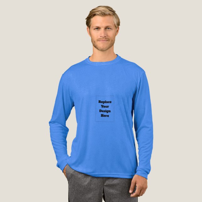 Erstellen Sie Ihr eigenes Weiß  Tri-Blend Shirt (Volle Vorderseite)