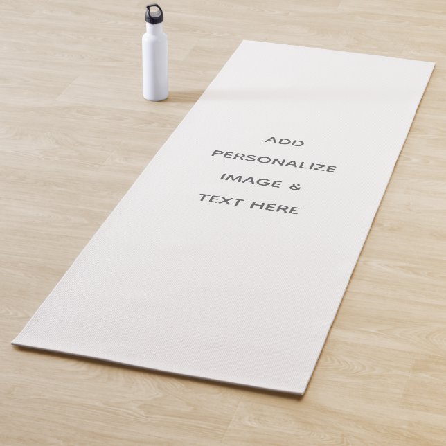 Erstellen Sie Ihr eigenes Weiß  Yogamatte (Beispiel)