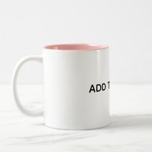 Erstellen Sie Ihr eigenes Weiß Zweifarbige Tasse