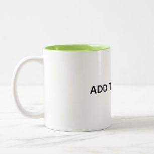 Erstellen Sie Ihr eigenes Weiß Zweifarbige Tasse