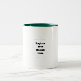 Erstellen Sie Ihr eigenes Weiß Zweifarbige Tasse