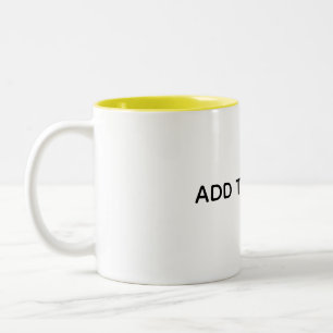 Erstellen Sie Ihr eigenes Weiß Zweifarbige Tasse