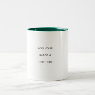 Erstellen Sie Ihr eigenes Weiß Zweifarbige Tasse