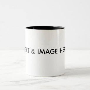 Erstellen Sie Ihr eigenes Weiß Zweifarbige Tasse