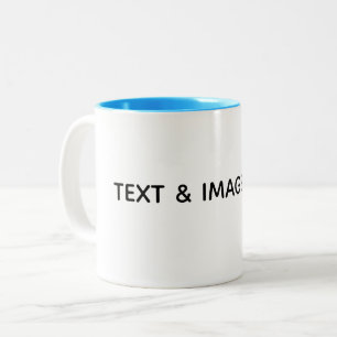 Erstellen Sie Ihr eigenes Weiß Zweifarbige Tasse