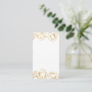 Erstellen Sie Ihr eigenes weißes Elegant Begleitkarte