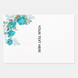 Erstellen Sie Ihr eigenes weißes Elegant Geschenkpapier Set