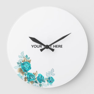 Erstellen Sie Ihr eigenes weißes Elegant Große Wanduhr