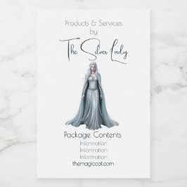 Erstellen Sie Ihr eigenes weißes Hexenapothekenlab Lebensmitteletikett