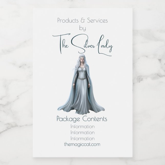 Erstellen Sie Ihr eigenes weißes Hexenapothekenlab Lebensmitteletikett (Einzelnes Label)