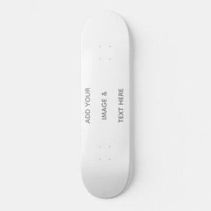 Erstellen Sie Ihr eigenes Weißes Save The Date Skateboard