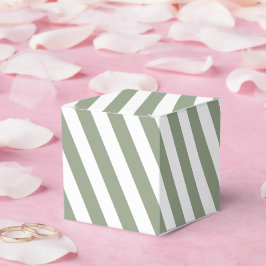 Erstellen Sie Ihr eigenes, weißes, weiße Streifen Geschenkschachtel