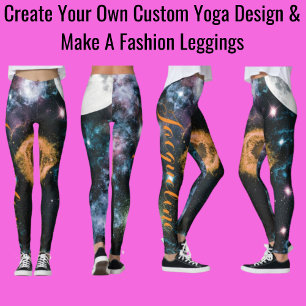 Erstellen Sie Ihr eigenes Yoga-Design und gestalte Leggings