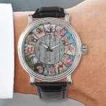 Erstellen Sie Ihr individuelles Foto Collage Rusti Armbanduhr<br><div class="desc">Erstellen Sie Ihre eigene personalisierte 12 Foto Instragram Foto Collage Armbanduhr mit Ihren individuellen Bildern auf einem rustikalen Landhausstil Holzputz Hintergrund. Fügen Sie Ihre Lieblings-Fotos,  Designs oder Kunstwerke,  um etwas wirklich Einzigartiges zu schaffen. Leckerei selbst oder das ideale Geschenk für Familie,  Freunde,  Eltern und Großeltern!</div>