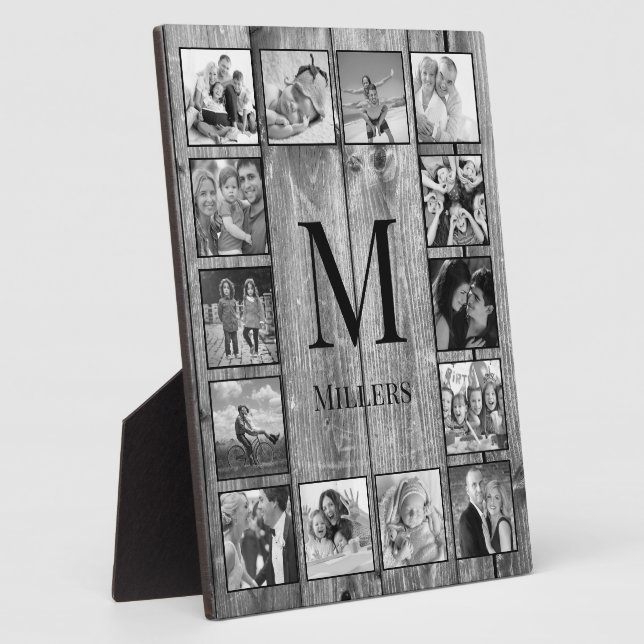 Erstellen Sie Ihr individuelles Foto Collage Rusti Fotoplatte (Seite)