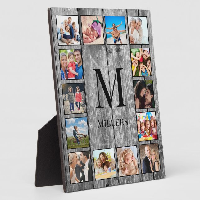 Erstellen Sie Ihr individuelles Foto Collage Rusti Fotoplatte (Seite)