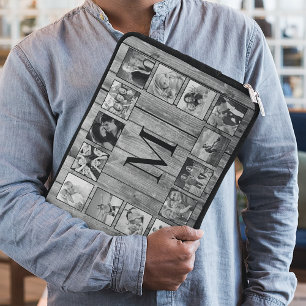 Erstellen Sie Ihr individuelles Foto Collage Rusti Laptopschutzhülle